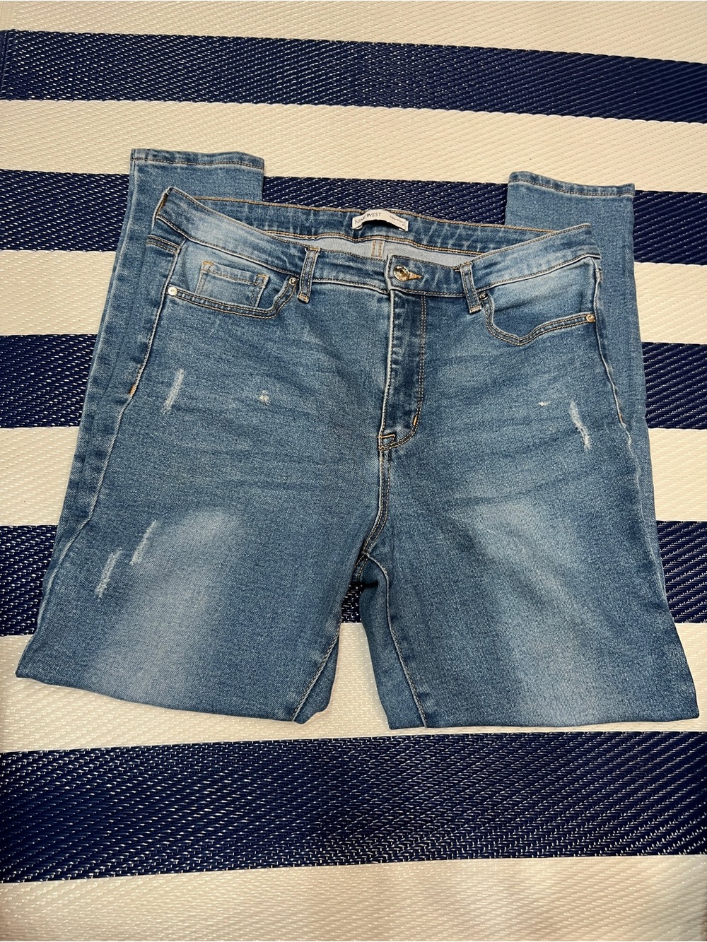 Nine West Light Wash Denim Shorts